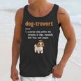 Dog-Trovert Shih Tzu Humor Definition Introvert Unisex Tank Top Dog-Trovert Shih Tzu Humor Definition Introvert Unisex Tank Top