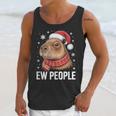Ew People Capybara Christmas Introvert Holiday Humor Unisex Tank Top
