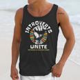 Introverts Unite Separately Own Homes Emblem Unisex Tank Top Introverts Unite Separately Own Homes Emblem Unisex Tank Top