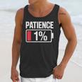 Patience 1 Battery Low Mood Tired Introvert Humor Unisex Tank Top Patience 1 Battery Low Mood Tired Introvert Humor Unisex Tank Top