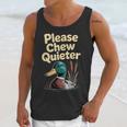 Please Chew Quieter Introvert Duck Lover Unisex Tank Top