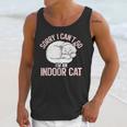 Sorry I Can't Go I'm An Indoor Cat Lazy Humor Introvert Cat Unisex Tank Top Sorry I Can't Go I'm An Indoor Cat Lazy Humor Introvert Cat Unisex Tank Top