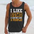Sumo Wrestling Introvert Wrestler Sumotori Japanese Sport Unisex Tank Top