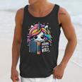 Unicorn Reading Book Reader Introvert Book Lover Humor Unisex Tank Top