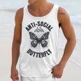 Anti-Social Butterfly Awkward Introvert Homebody Humor Unisex Tank Top Anti-Social Butterfly Awkward Introvert Homebody Humor Unisex Tank Top