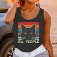 Ew People Cat Saying Introvert Women Men Kids Unisex Tank Top