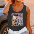 Introvert Guitarist Expressing Words Through Guitar Melody Unisex Tank Top Introvert Guitarist Expressing Words Through Guitar Melody Unisex Tank Top