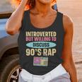 Introverted But Willing To Discuss 90's Rap Unisex Tank Top Introverted But Willing To Discuss 90's Rap Unisex Tank Top