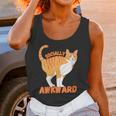 SOCIALLY AWKWARD FUNNY CAT ANTISOCIAL INTROVERT WEIRD Unisex Tank Top