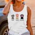 Rock Paper Scissors Hand Game Cute Paw Cat Introvert Unisex Tank Top Rock Paper Scissors Hand Game Cute Paw Cat Introvert Unisex Tank Top