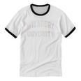 Crazy Antisocial WIZARDRY UNIVERSITY Introvert Don't Call Me Unisex Cotton Ringer T-Shirt