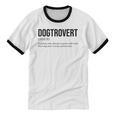 Dogtrovert Definition Dog Lover Introvert Women Men Unisex Cotton Ringer T-Shirt Dogtrovert Definition Dog Lover Introvert Women Men Unisex Cotton Ringer T-Shirt