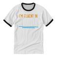 Im Fluent In Silence Introvert Unisex Cotton Ringer T-Shirt Im Fluent In Silence Introvert Unisex Cotton Ringer T-Shirt