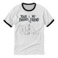 Your Friends Vs My Friend Introvert Pet Dog Owner Men Women Kids Unisex Cotton Ringer T-Shirt Your Friends Vs My Friend Introvert Pet Dog Owner Men Women Kids Unisex Cotton Ringer T-Shirt