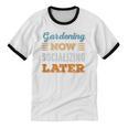 Gardening Now Minimal Socializing Introvert Vintage Unisex Cotton Ringer T-Shirt Gardening Now Minimal Socializing Introvert Vintage Unisex Cotton Ringer T-Shirt