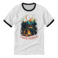 I Hate People Id Rather Be Camping Sarcastic Introvert Unisex Cotton Ringer T-Shirt I Hate People Id Rather Be Camping Sarcastic Introvert Unisex Cotton Ringer T-Shirt