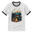 Id Rather Be Camping Great Outdoors Love Glamping Introvert Unisex Cotton Ringer T-Shirt