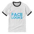 I'm Nicer Than My Face Looks Shy People Introverts Unisex Cotton Ringer T-Shirt I'm Nicer Than My Face Looks Shy People Introverts Unisex Cotton Ringer T-Shirt