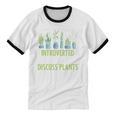 Introvert Farming Life Gardening For Geeky Plant Lover Unisex Cotton Ringer T-Shirt