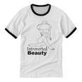 Introvert Health Aware Acceptance Beauty Art Unisex Cotton Ringer T-Shirt Introvert Health Aware Acceptance Beauty Art Unisex Cotton Ringer T-Shirt
