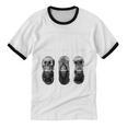 Introvert Relaxation Me Myself And Silence Skulls Unisex Cotton Ringer T-Shirt Introvert Relaxation Me Myself And Silence Skulls Unisex Cotton Ringer T-Shirt