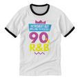Introvert But Willing To Discuss 90s R&B 1990s Kid Unisex Cotton Ringer T-Shirt