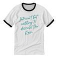 Introvert But Willing To Discuss The Rain Unisex Cotton Ringer T-Shirt