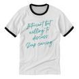 Introvert But Willing To Discuss Soap Carving Unisex Cotton Ringer T-Shirt