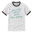 Introvert But Willing To Discuss Stone Skipping Unisex Cotton Ringer T-Shirt Introvert But Willing To Discuss Stone Skipping Unisex Cotton Ringer T-Shirt