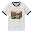 Introverted But Willing To Discuss Sourdough Vintage Baking Unisex Cotton Ringer T-Shirt