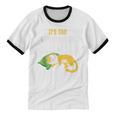 It's Too Peopley Outside Introvert And Cat Lover Unisex Cotton Ringer T-Shirt