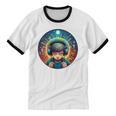 Music Enthusiast Under Starry Skies World Introvert Boy Unisex Cotton Ringer T-Shirt Music Enthusiast Under Starry Skies World Introvert Boy Unisex Cotton Ringer T-Shirt