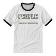People One Star Rating Would Not Recommend Introverts Unisex Cotton Ringer T-Shirt People One Star Rating Would Not Recommend Introverts Unisex Cotton Ringer T-Shirt