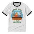 Quiet Girl Loud Results Introvert Office Staff Secretary Unisex Cotton Ringer T-Shirt Quiet Girl Loud Results Introvert Office Staff Secretary Unisex Cotton Ringer T-Shirt