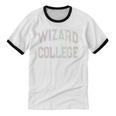 Silly Sarcastic WIZARD COLLEGE Introvert Anti Social School Unisex Cotton Ringer T-Shirt Silly Sarcastic WIZARD COLLEGE Introvert Anti Social School Unisex Cotton Ringer T-Shirt