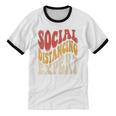 Social Distancing Expert Introvert Unisex Cotton Ringer T-Shirt Social Distancing Expert Introvert Unisex Cotton Ringer T-Shirt