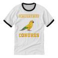 Sun Conure Introvert Parrot Bird Sun Conure Unisex Cotton Ringer T-Shirt Sun Conure Introvert Parrot Bird Sun Conure Unisex Cotton Ringer T-Shirt