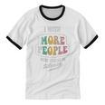Vintage I Wish More People Were Fluent In Silence Introvert Unisex Cotton Ringer T-Shirt Vintage I Wish More People Were Fluent In Silence Introvert Unisex Cotton Ringer T-Shirt