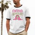 Certified Homebody Trendy Frog Introvert Unisex Cotton Ringer T-Shirt