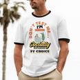 Don't Test Me Introvert's Unisex Cotton Ringer T-Shirt
