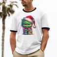 Ew People Meowy Cat Christmas Introvert Men Women Unisex Cotton Ringer T-Shirt Ew People Meowy Cat Christmas Introvert Men Women Unisex Cotton Ringer T-Shirt