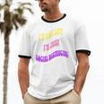I'm Just Social Distancing Introvert Funny Unisex Cotton Ringer T-Shirt I'm Just Social Distancing Introvert Funny Unisex Cotton Ringer T-Shirt