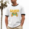 Introvert Gamer Video Games Anti Social Team Player Unisex Cotton Ringer T-Shirt