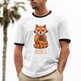 Red Panda Introvert For Red Pandas Fan Unisex Cotton Ringer T-Shirt
