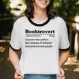 Booktrovert Definition Bookish Introvert Book Lover Unisex Cotton Ringer T-Shirt Booktrovert Definition Bookish Introvert Book Lover Unisex Cotton Ringer T-Shirt
