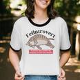 Felinetrovert CAT Lover Kitten CATS Funny Meme Introvert Pet Unisex Cotton Ringer T-Shirt
