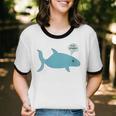 I'm An Introwater Cute Whale I'm An Introvert Unisex Cotton Ringer T-Shirt
