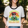 Introvert Cats Sarcasm Cat Lover Introverts Unisex Cotton Ringer T-Shirt Introvert Cats Sarcasm Cat Lover Introverts Unisex Cotton Ringer T-Shirt