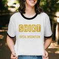 Introvert Quote Motivational For Men Women Kids Unisex Cotton Ringer T-Shirt