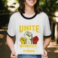Introverts Unite Introvert Antisocial Anti Social Unisex Cotton Ringer T-Shirt